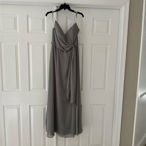 Jenny Yoo Bridesmaid Dress in Grey